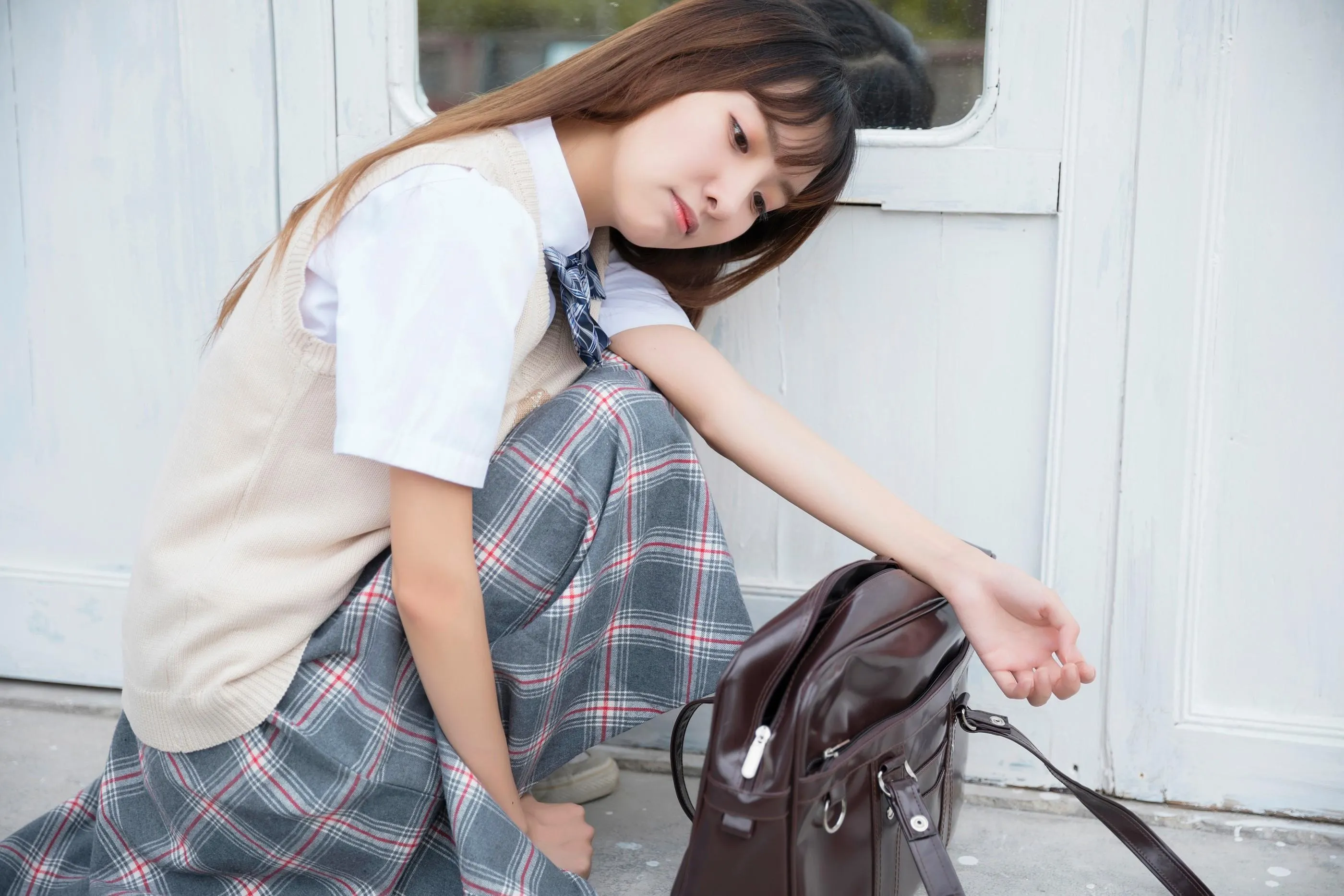 [艺图语] 2022.06.17 属于JK的夏天 Ria李礼礼 [31P]插图1